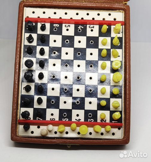 Шахматы дорожные СССР Ленинград (+запасные фигуры)