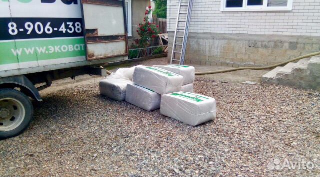 Утеплитель Эковата для кровли и мансады