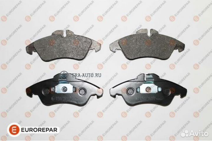 Eurorepar 1639378080 Колодки тормозные перед