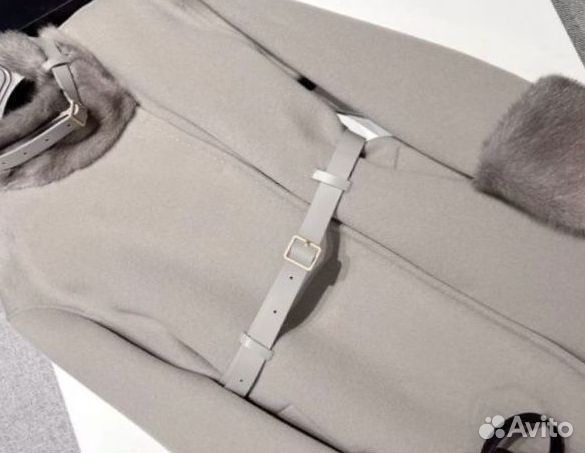 Элегантное пальто Loro Piana с норкой FAL3192