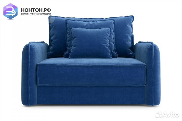 Кресло тик-так Антей темно-синее