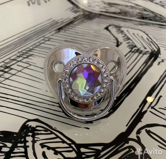 Пустышка с камушком 0-6 месяцев