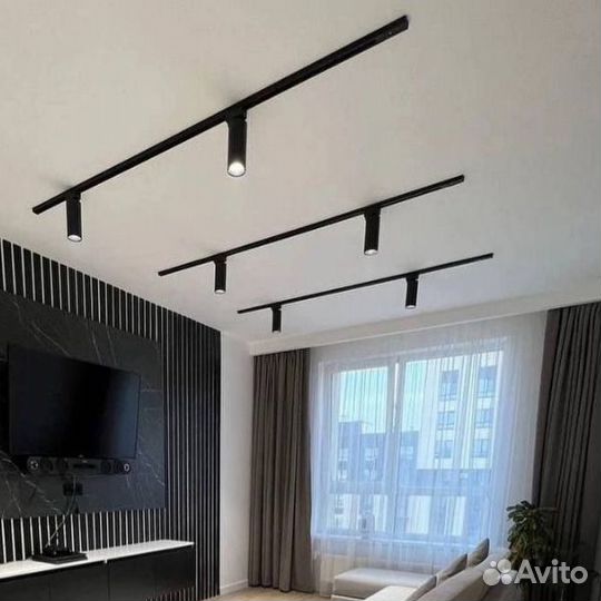 Натяжной сатиновый потолок / Монтаж