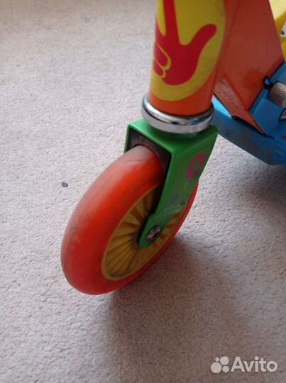 Самокат детский трехколесный бу