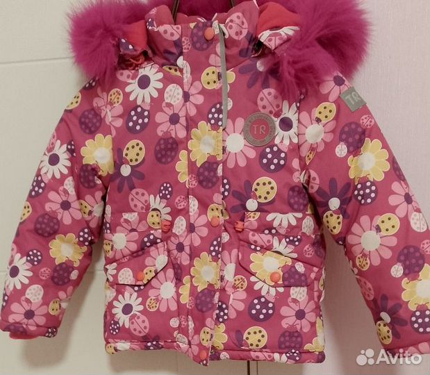 Зимний костюм для девочки 104