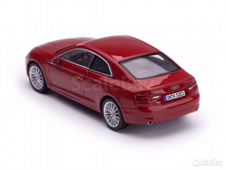 Audi A5 Coupe 2016 красный 1:43