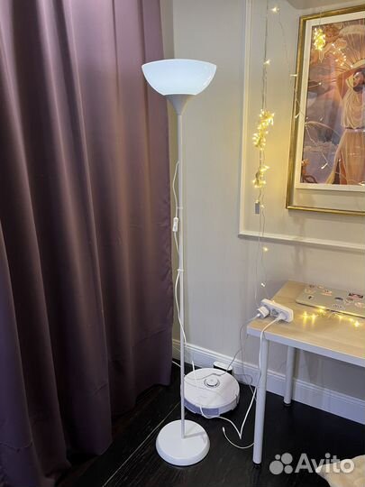 Торшер икеа белый