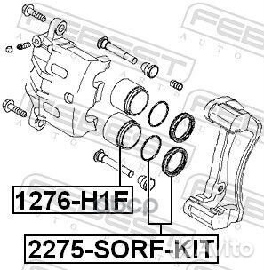 Поршень суппорта 1276-H1F 1276H1F Febest