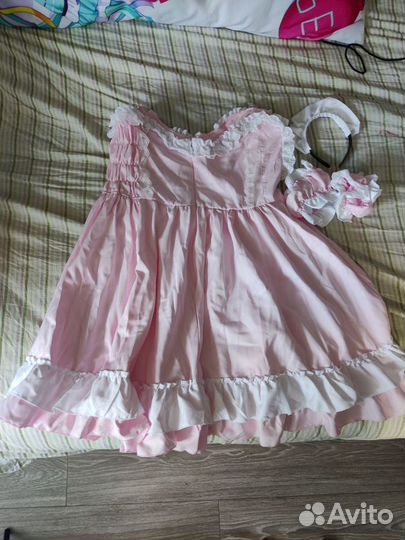 Платье розового цвета L-xl(46-50)