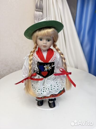 Интерьерная фарфоровая кукла Германия
