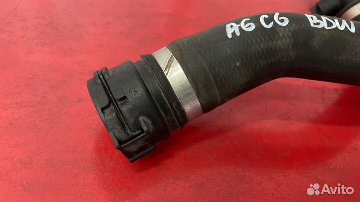 Патрубок охлаждения двс Audi A6 C6 BDW 2.4