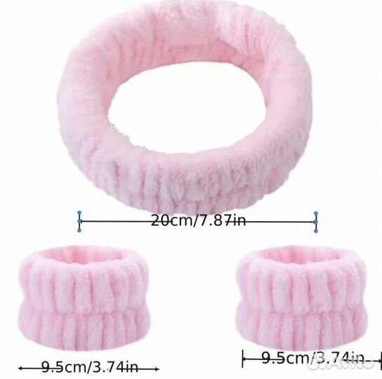 Новый подарочный набор повязка щеточка напульсники