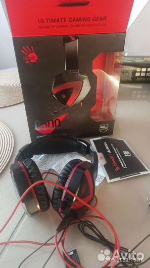 Игровые наушники a4tech Bloody G500 новые