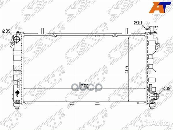 Радиатор Chrysler Town&Country 00-07 / Voyager