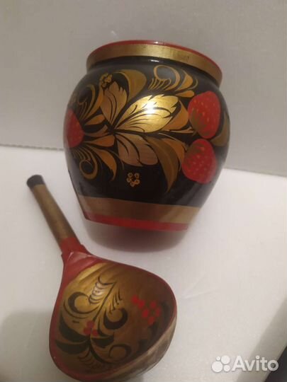Деревянная посуда хохлома