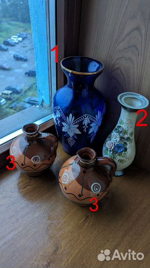 3 Кувшина + 2 вазы
