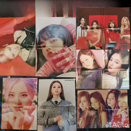 Blackpink плакаты, карточки, журнал