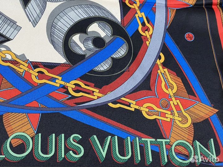 Женский шелковый платок новый Louis Vuitton