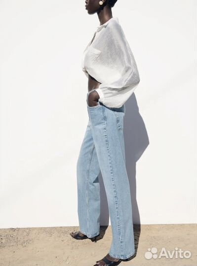 Zara новые джинсы regular fit