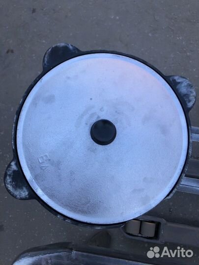 Казан чугунный с крышкой от 4,5 до 22 л (дефект)