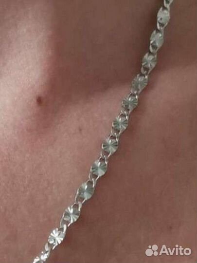 Серебряная цепочка 40 см