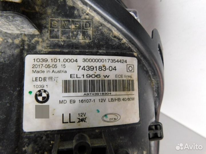 Фара левая BMW 5-Series/M5