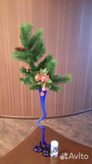 Продам вазу из цветного стекла