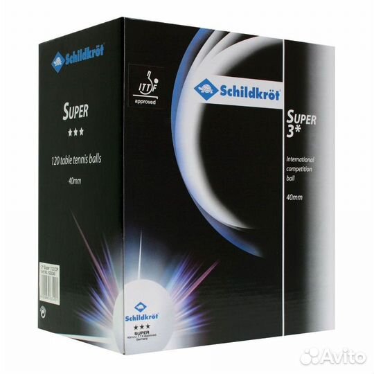 Мячики для настольного тенниса donic Super 3, 120