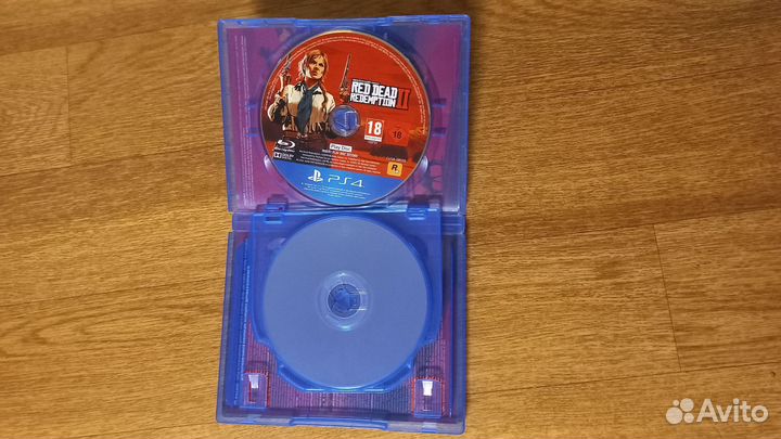 Диск с игрой RDR2 ps4