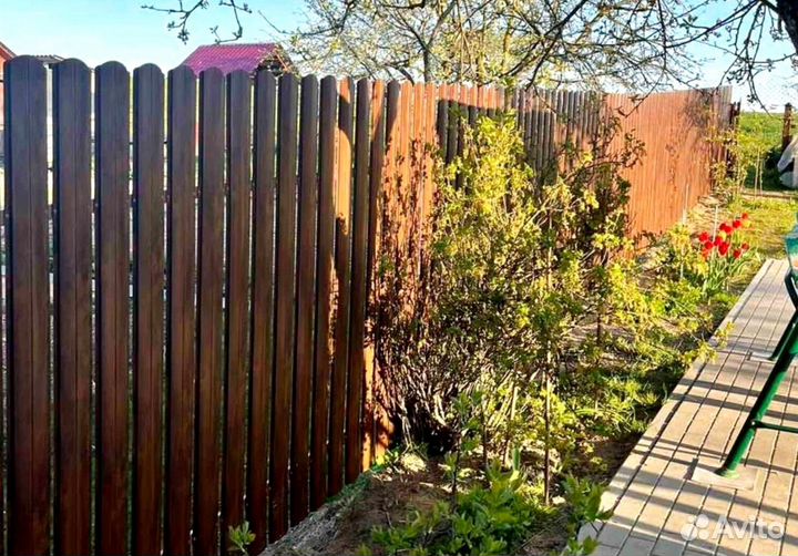 Заборы из профнастила