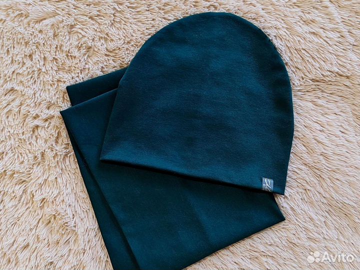 Комплект шапка и снуд