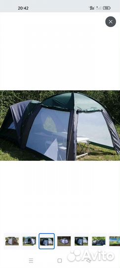 Палатка 4х местная с тамбуром