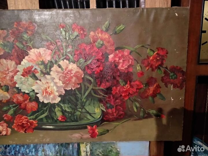 Картина натюрморт н/х начало 20 века