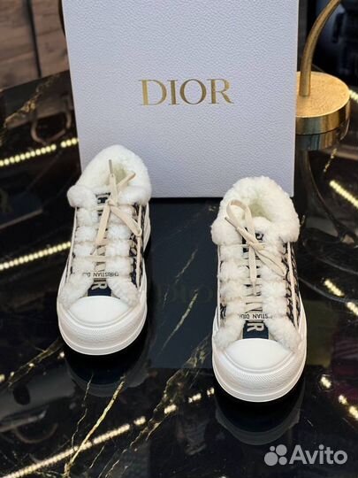 Зимние кеды Christian Dior Walk'n