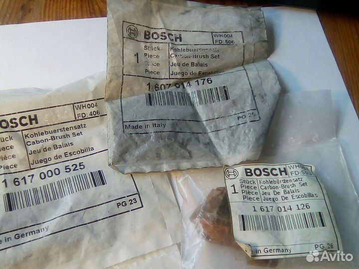Щетки bosch графитовые