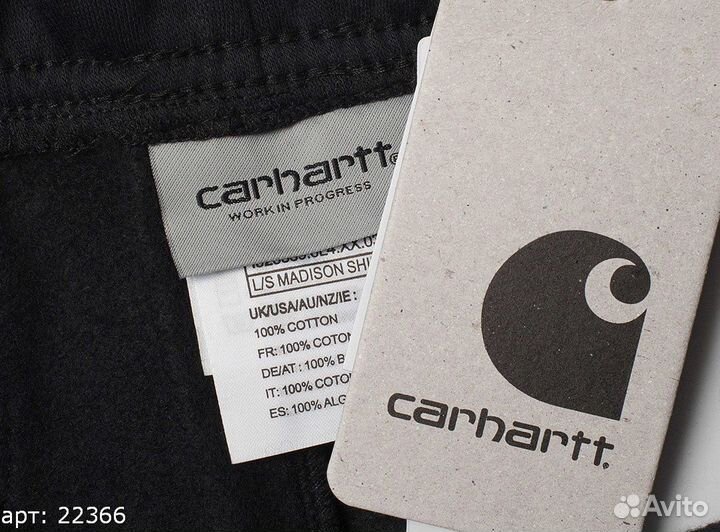 Шорты carhartt (S, M) черные