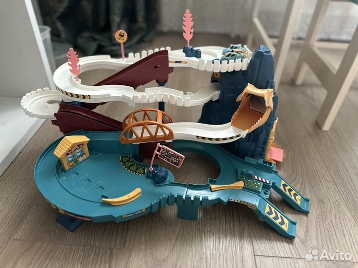 Автотрек дино с машинками