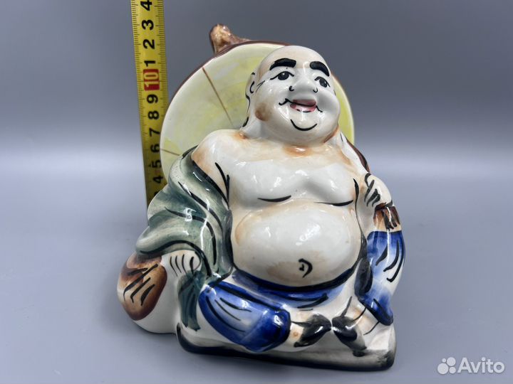 Статуэтка фарфоровая, хотэй. Для хранения чая