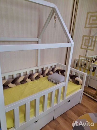 Бортик коса из 3прядей