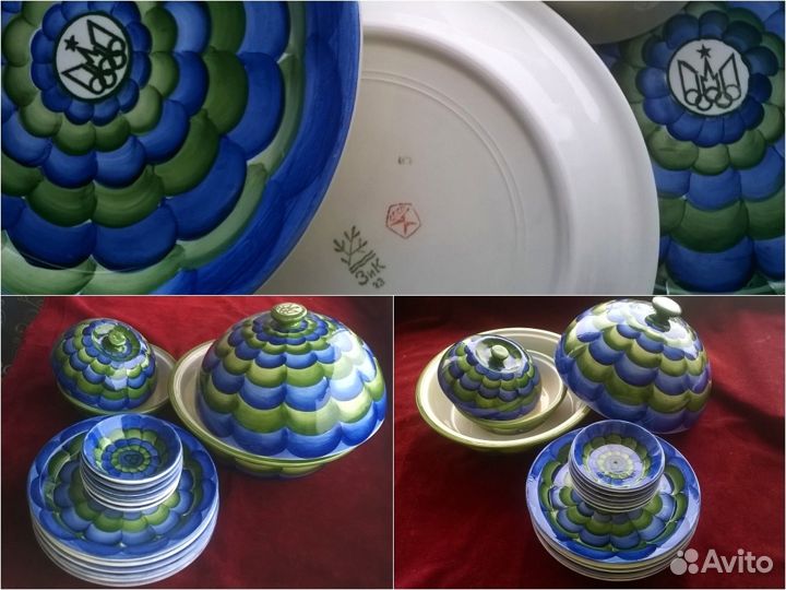 Сервиз для блинов «Зимний лес»