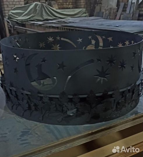 Очаг для костра (чаша, кострище) металлический