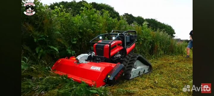 Бурьянокосилка на радиоуправлении