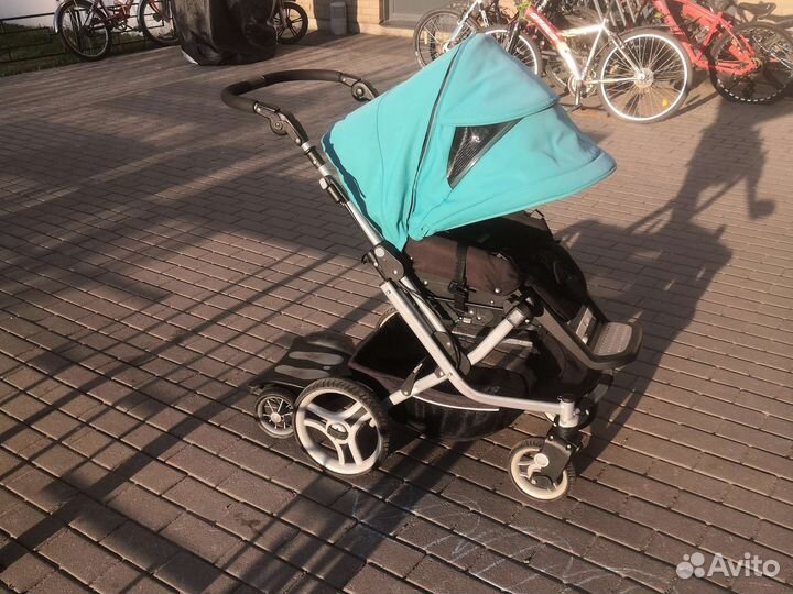 Коляска 2 в 1 Teutonia Mistral S с прицепом
