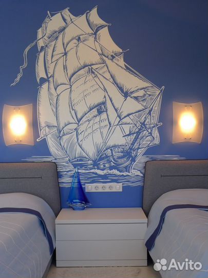 Роспись стен в интерьере