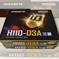 Gigabyte H110-D3A+G3900 2.8Ghz+DDR4 4Гб+SSD