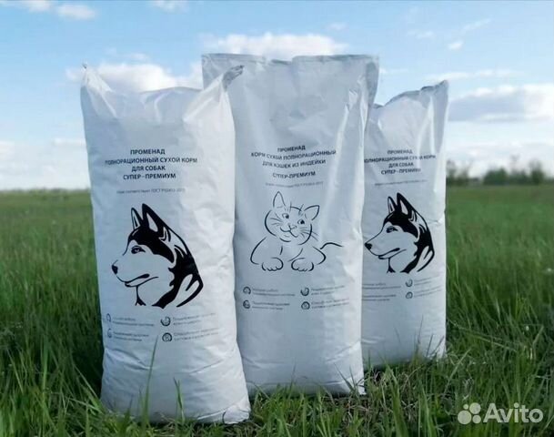 Корм супер премиум для собак и кошек Променад