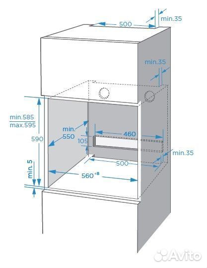 Духовой шкаф weissgauff EOM 751 PDB