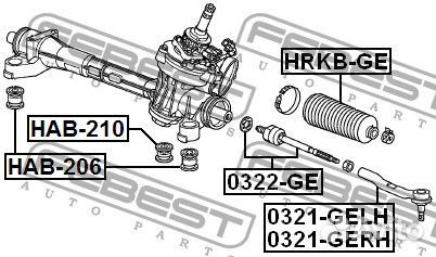 Наконечник рулевой правый