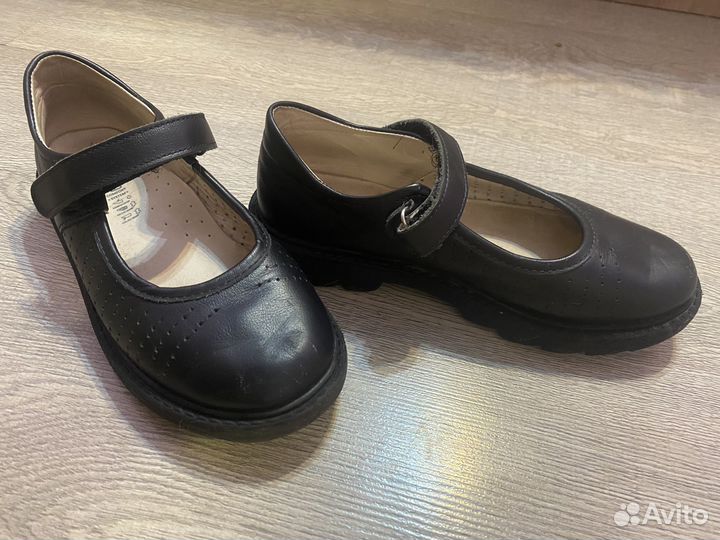 Туфли для девочки 33 размер натуральная кожа