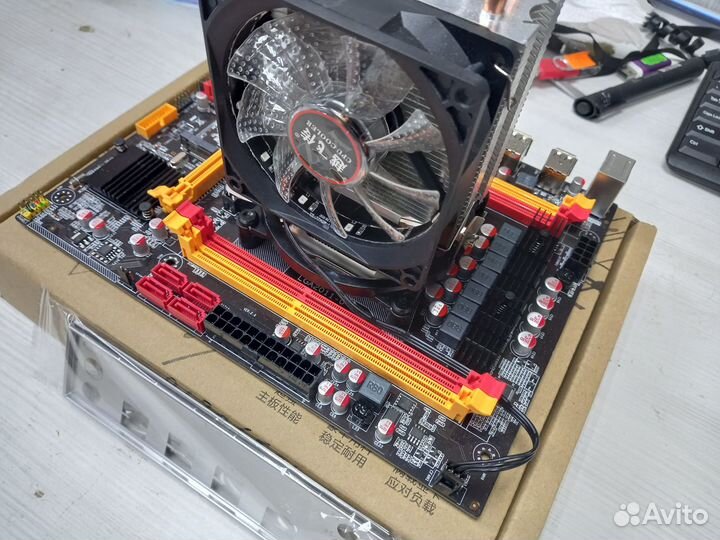 Связка 12 ядер E5-2630L 2,50 Tb+матьX79+кулер